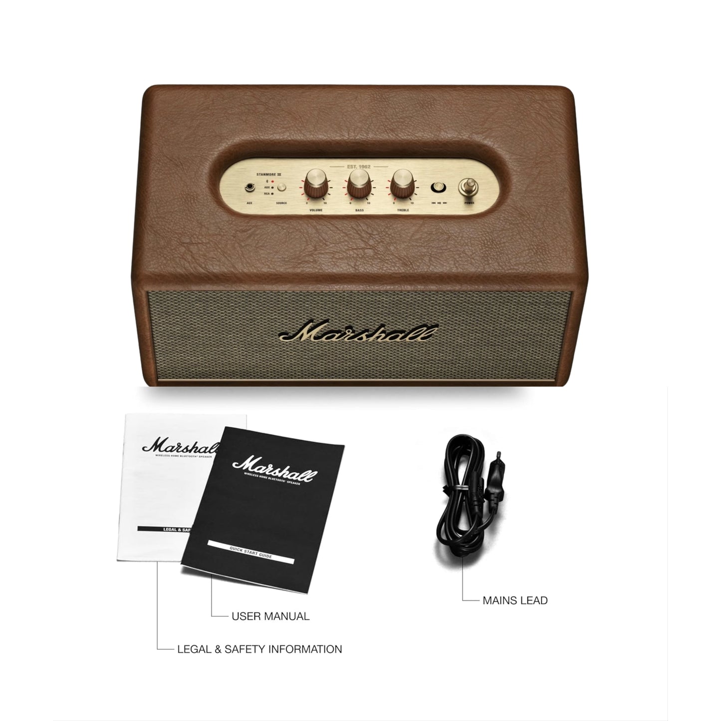 Parlante Bluetooth Marshall Stanmore III BT5.2 80 Watts RCA