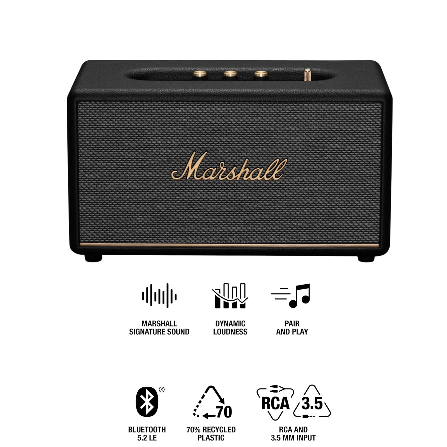 Parlante Bluetooth Marshall Stanmore III BT5.2 80 Watts RCA