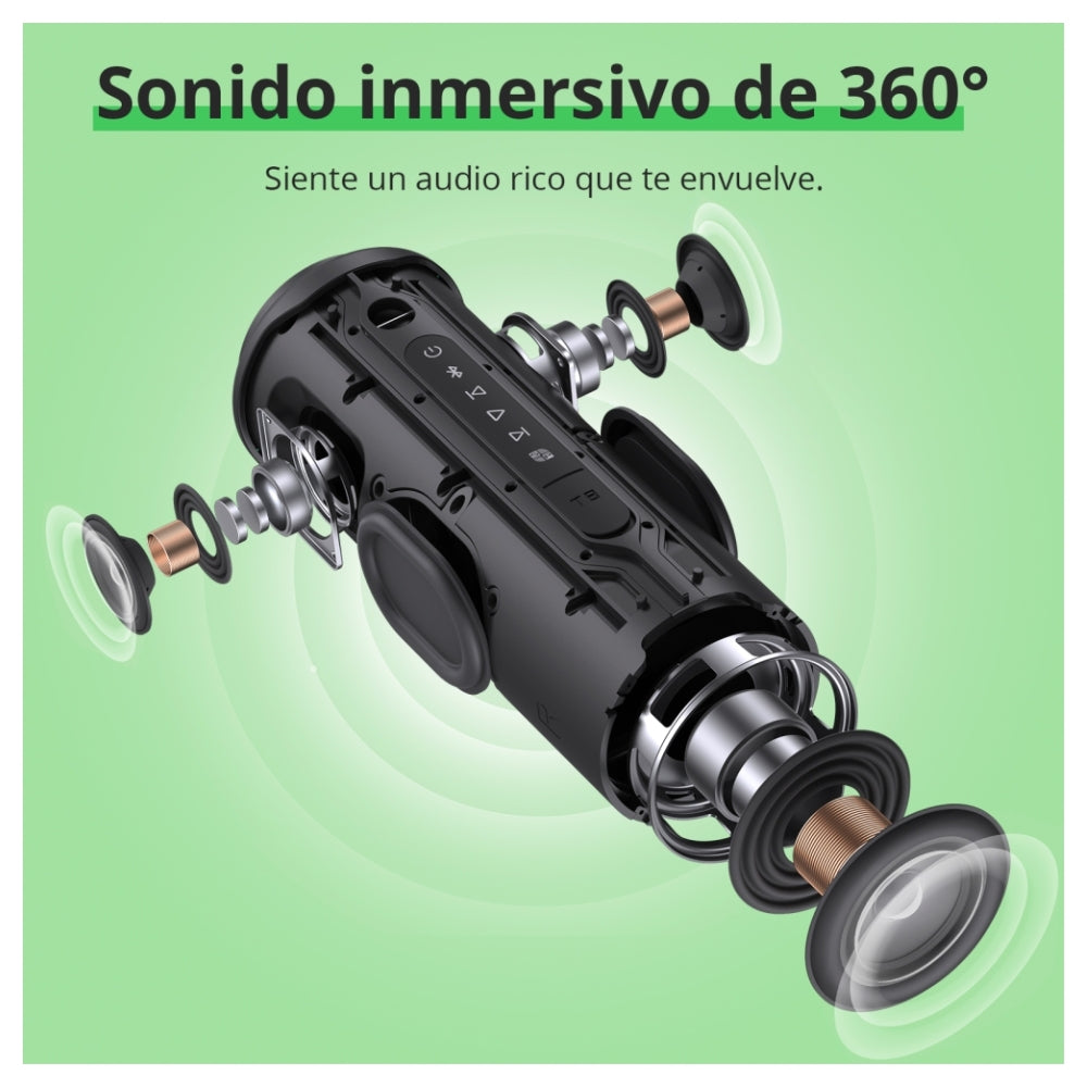 Parlante Tronsmart T8 40W 18h con luces IPX7