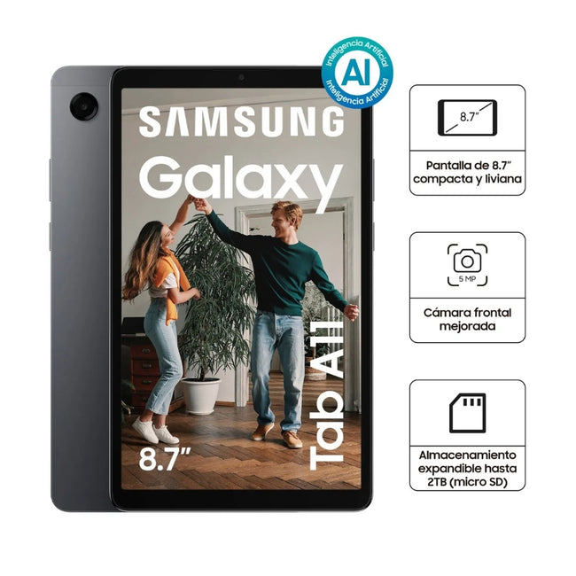 Tablet Samsung Galaxy Tab A11 8.7” 64GB + 4GB Negro