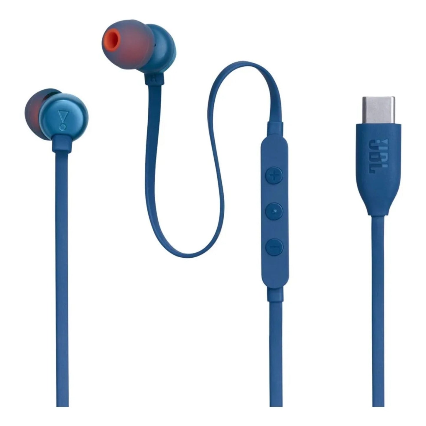JBL Audifonos USB-C HI-RES Extra Bass + Ecualizador Tune 310C Azul