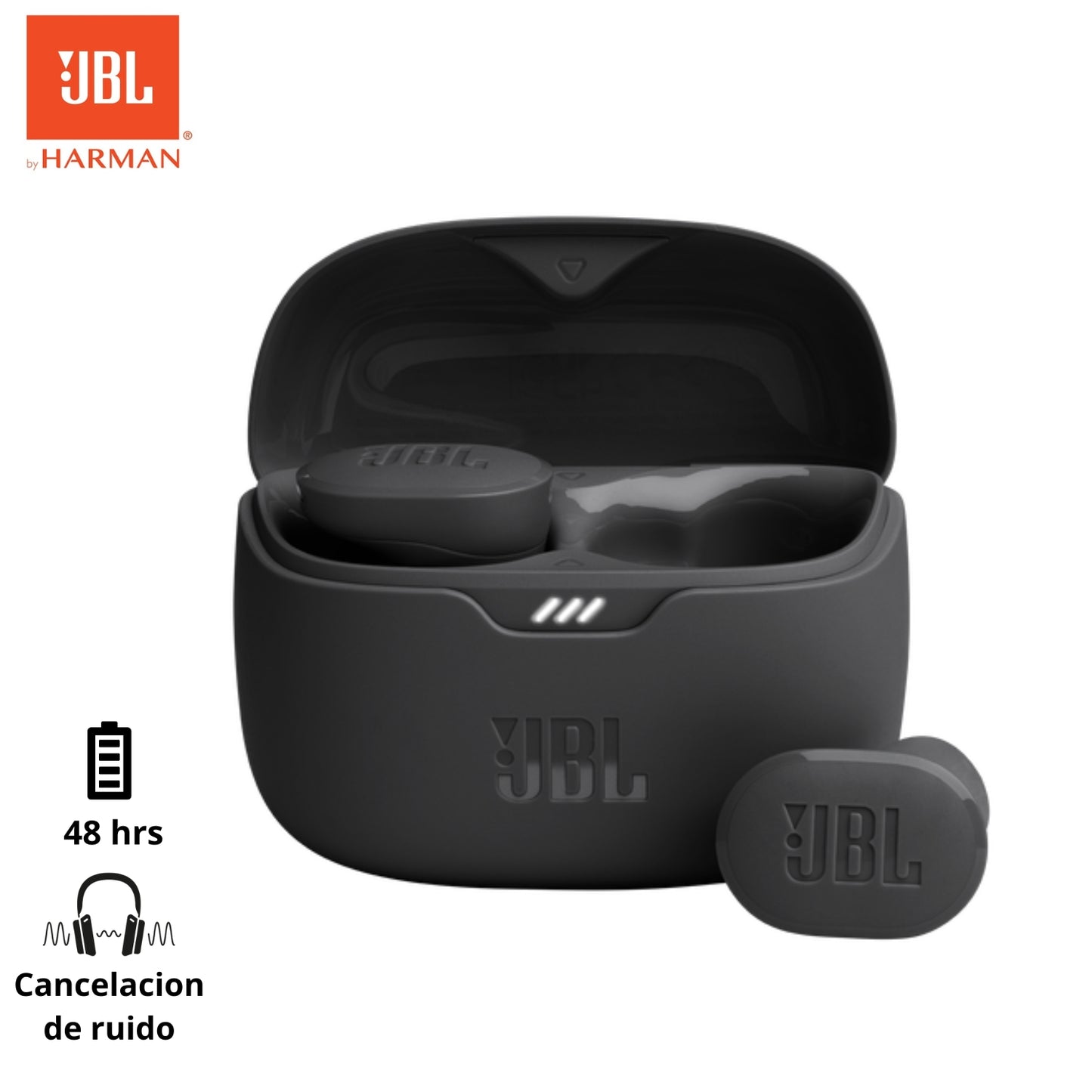 FU Audifono inalambrico JBL Tune Buds 48 Hrs. Negro