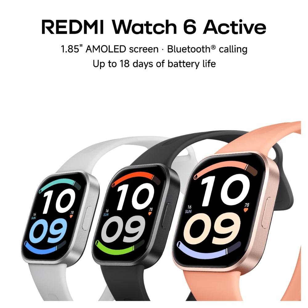 Smartwatch Xiaomi Redmi Watch 6 Active bateria hasta 18 dias