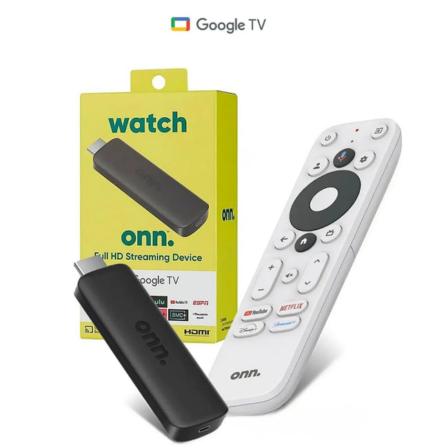 FU Onn Google Tv Full Hd Streaming con Control Remoto De Voz