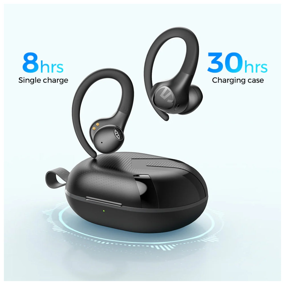 Audífono Soundpeats Wings 2 Negro deportivos 30h IPX4