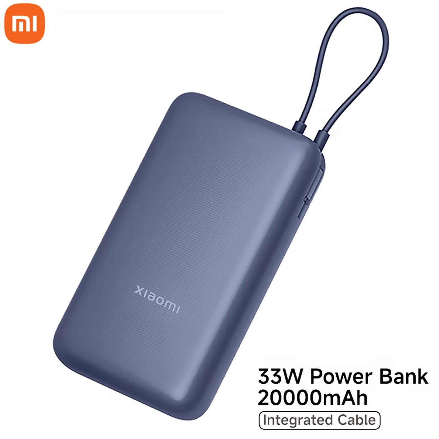 Power Bank Xiaomi 20000mAh 33W Fast Charger - Azul