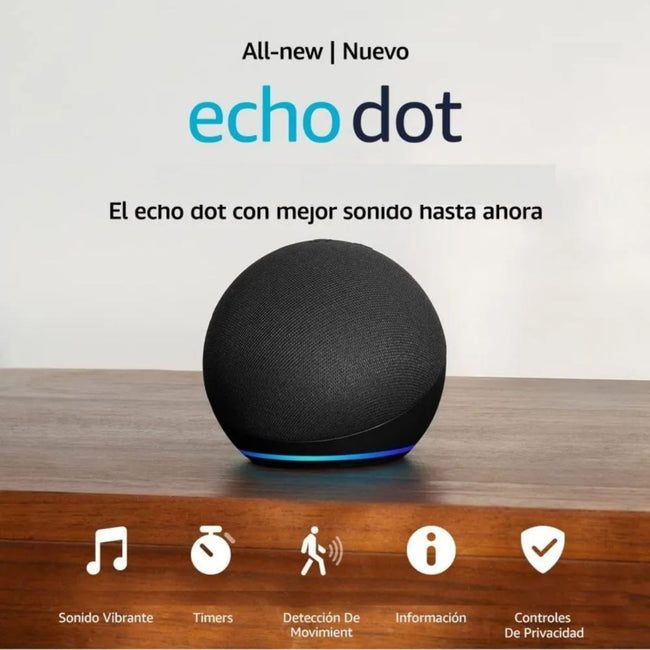 Amazon Alexa Echo Dot 5ta Gen Negro
