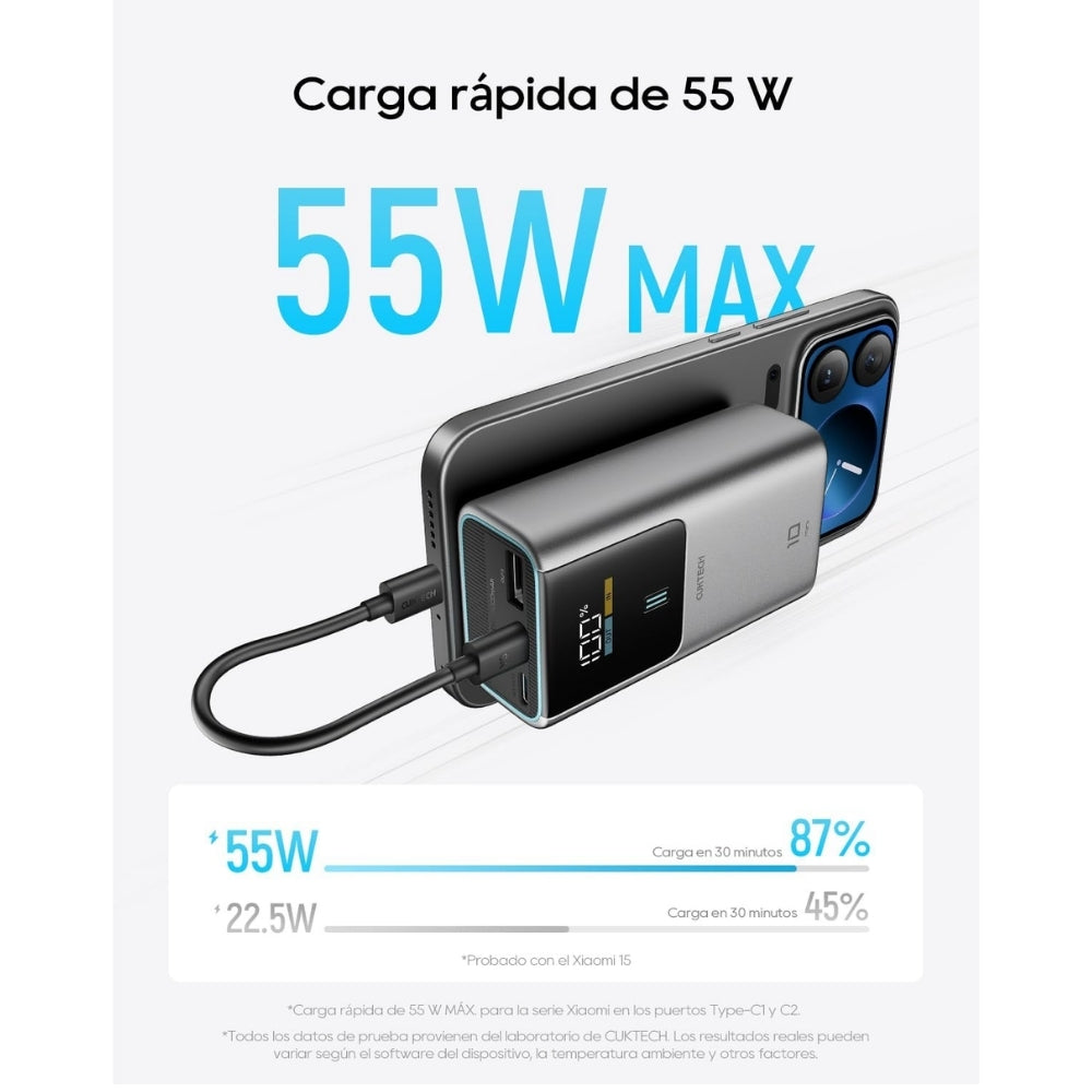 Powerbank Cuktech 10 Mini 10000mah 55W