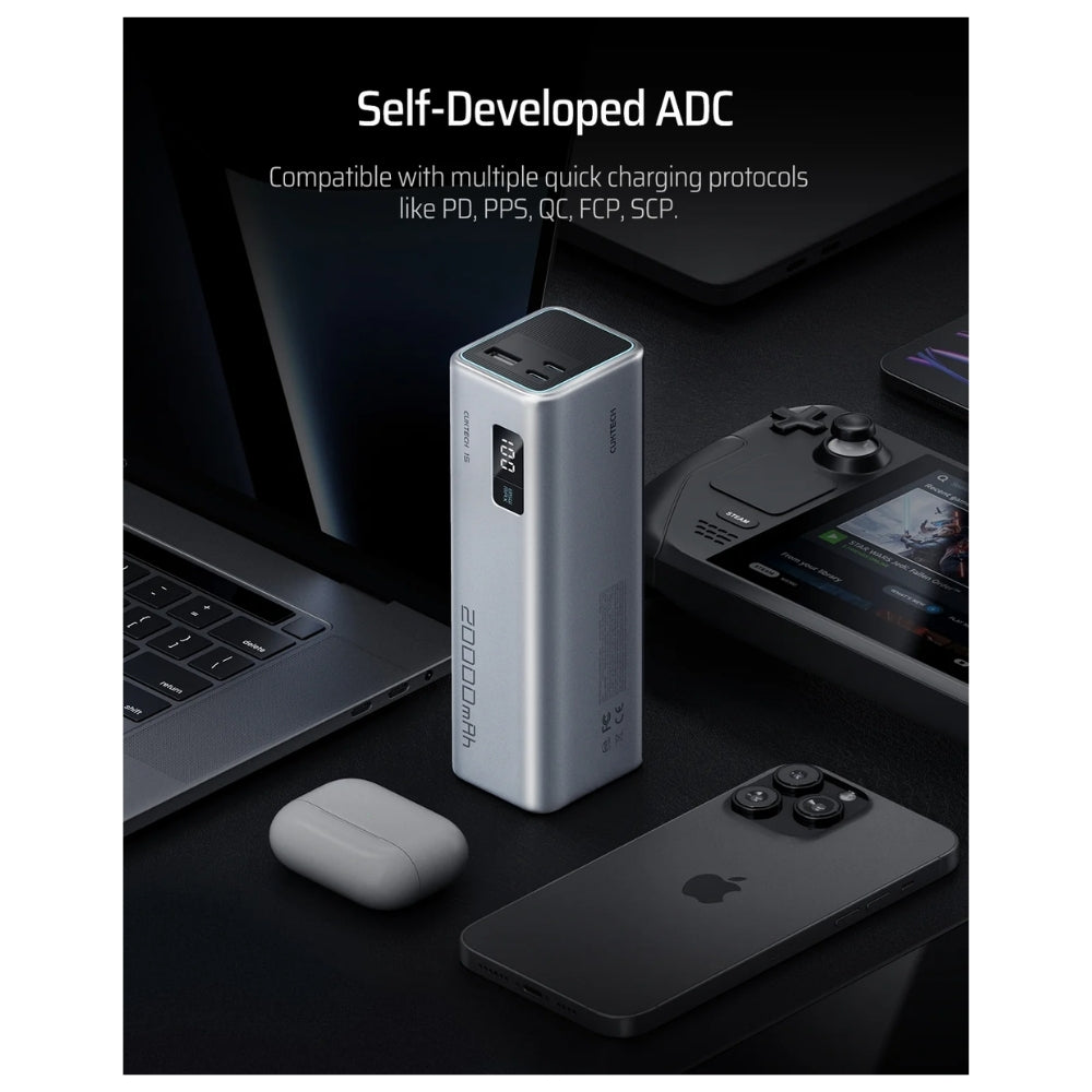Powerbank Cuktech 15 SE 20000mah 65W para laptop