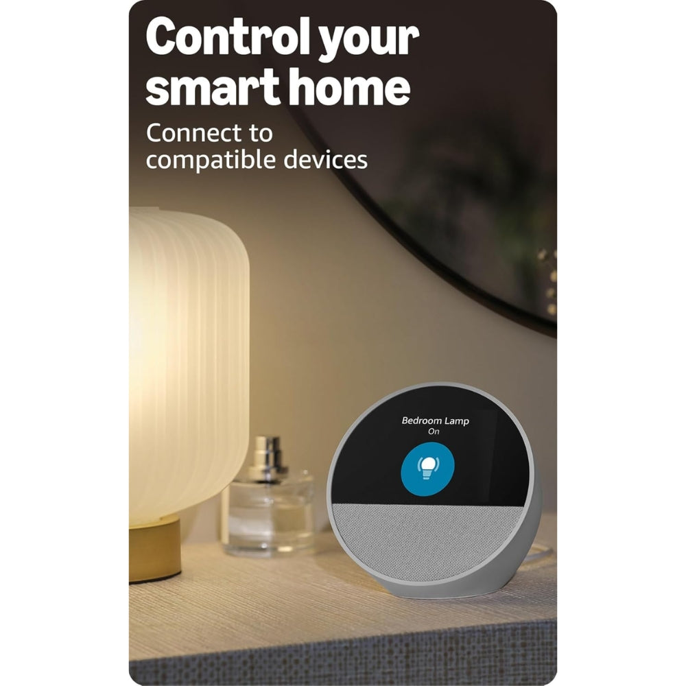 FU Amazon Echo Spot Parlante inteligente con Alexa Blanco
