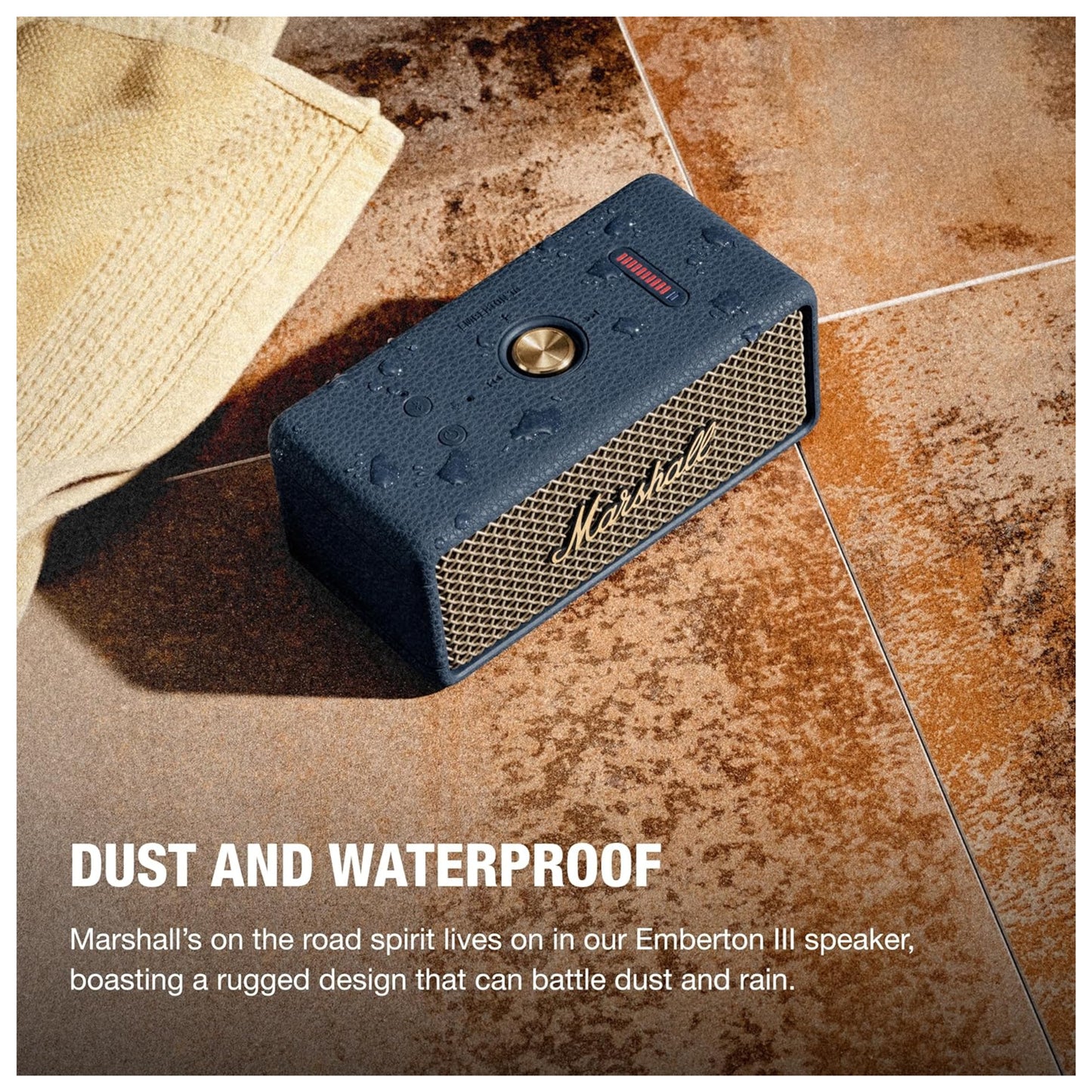 Parlante Bluetooth Portátil Marshall Emberton III IP67 32Hrs