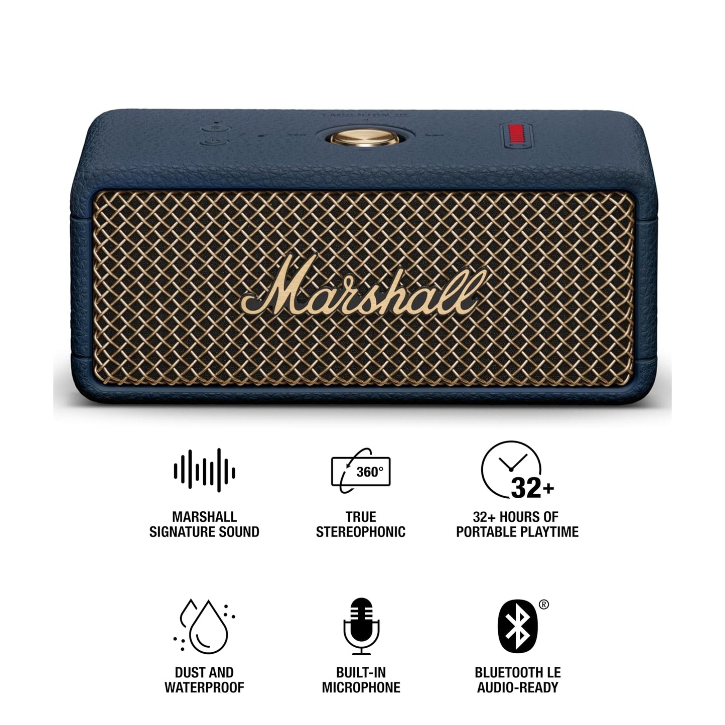 Parlante Bluetooth Portátil Marshall Emberton III IP67 32Hrs