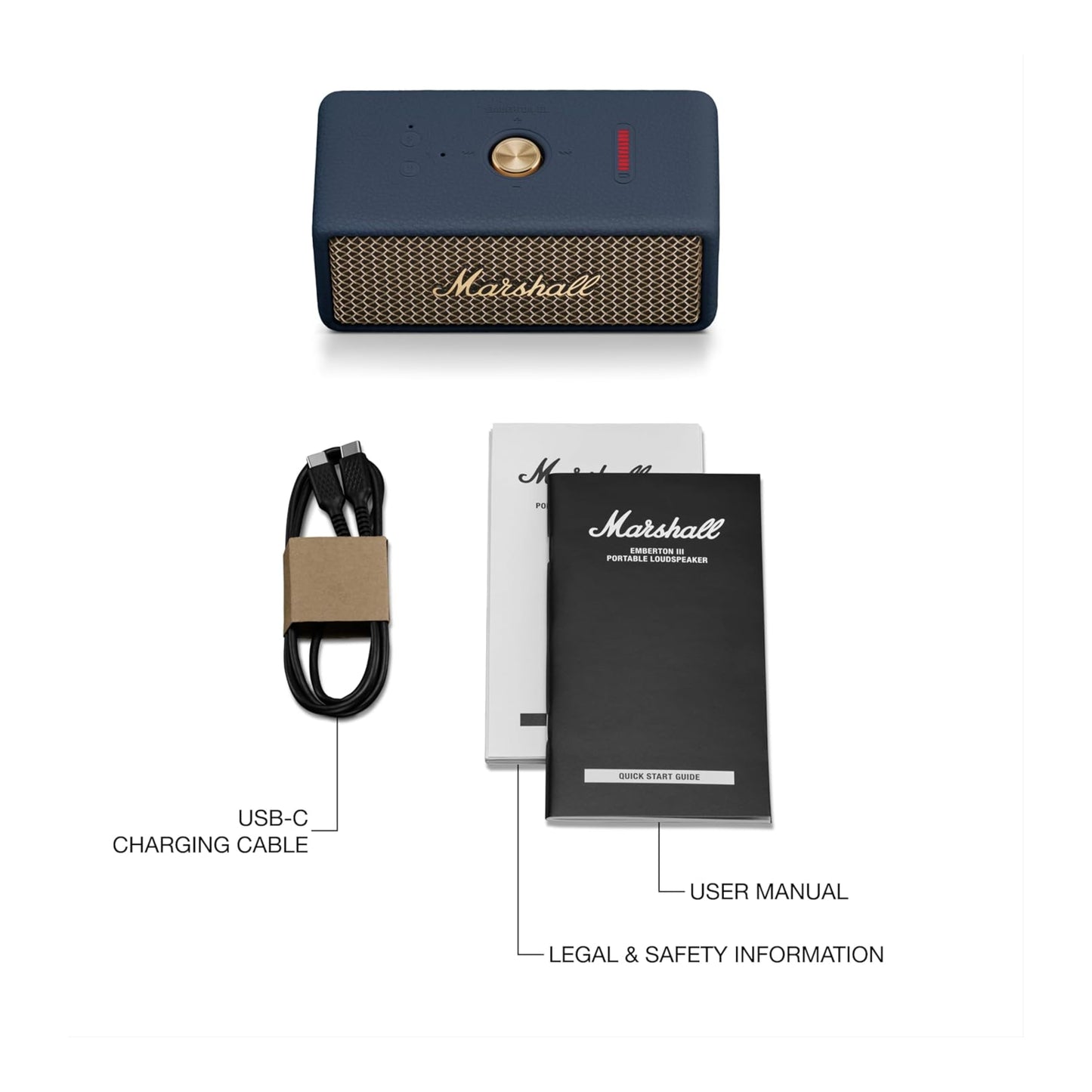 Parlante Bluetooth Portátil Marshall Emberton III IP67 32Hrs
