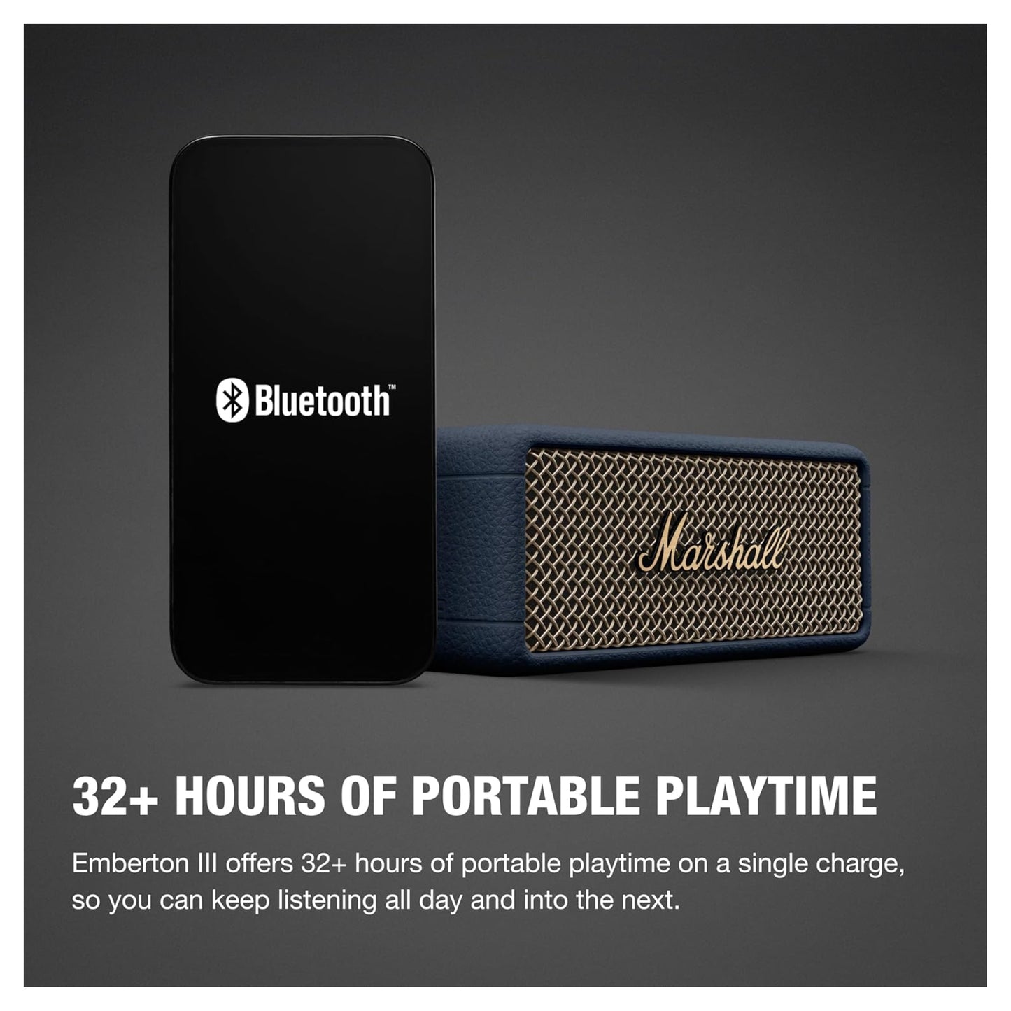 Parlante Bluetooth Portátil Marshall Emberton III IP67 32Hrs