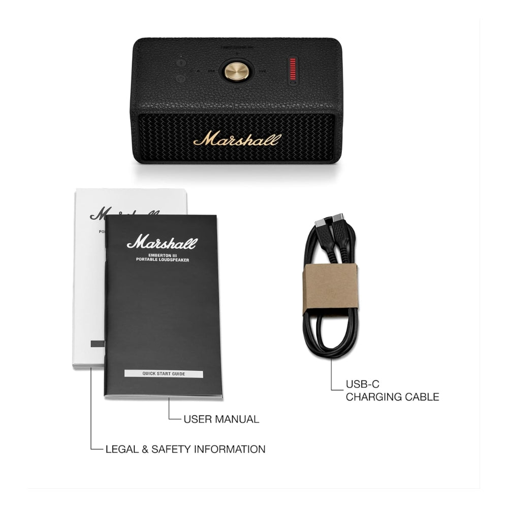 Parlante Bluetooth Portátil Marshall Emberton III IP67 32Hrs
