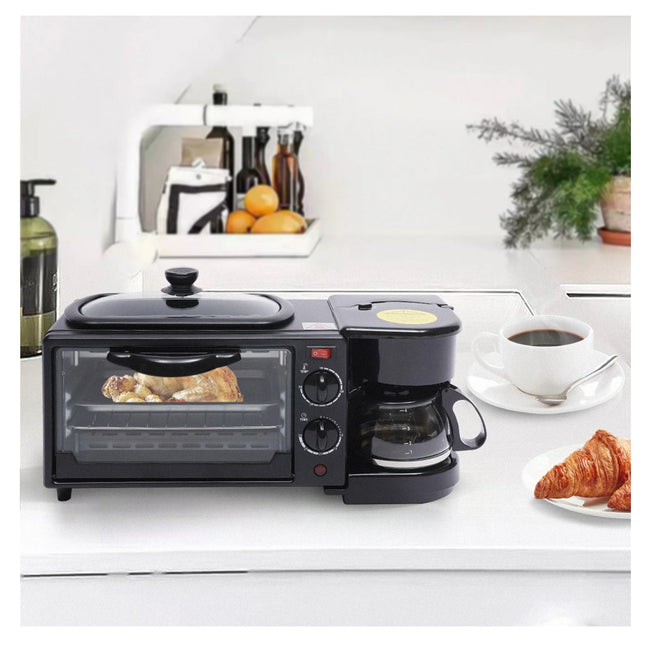 Horno 3 en 1 RAF - Horno + cafetera + sarten