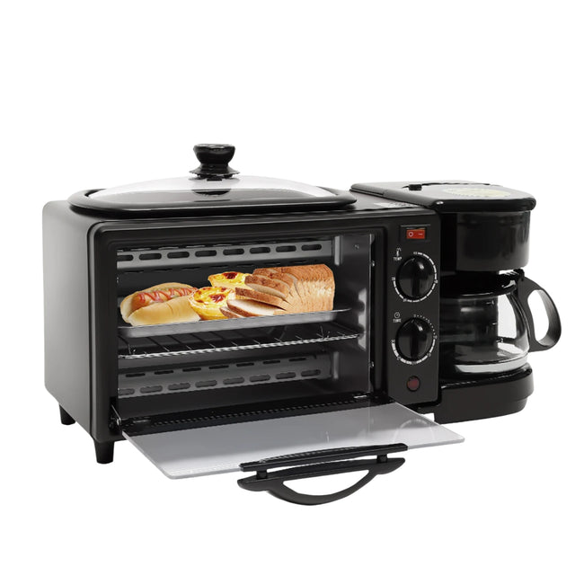 Horno 3 en 1 RAF - Horno + cafetera + sarten