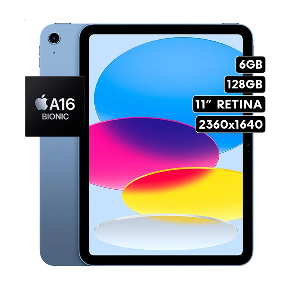 iPad Apple 11 128GB Wi-Fi con Chip A16 Azul