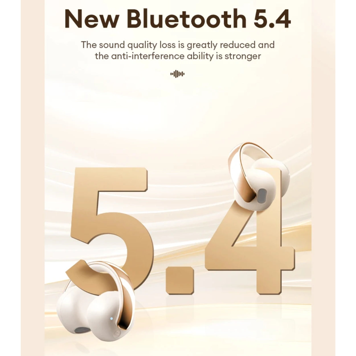 Audífono Lenovo LP38 Clip ear Blanco 30h Bluetooth 5.4