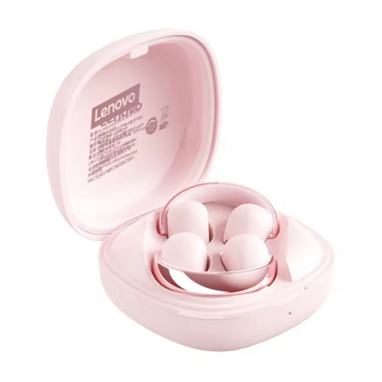Audífono Lenovo LP38 Clip ear Rosado 30h Bluetooth 5.4