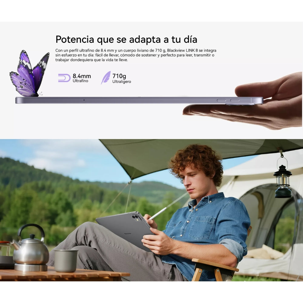 Tablet Blackview Link 8 Wifi 12.7” 256GB Azul 6GB RAM 8400 mah