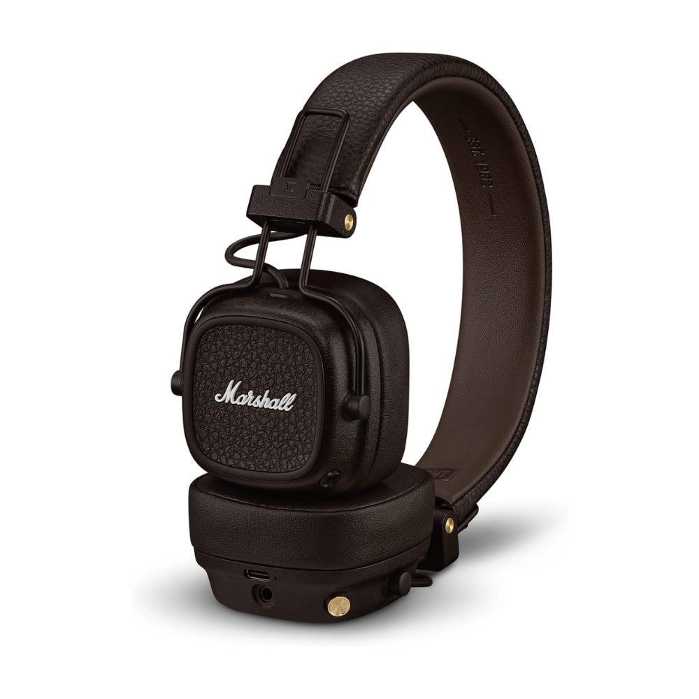 Audífono Marshall Major V Marron On Ear 100h carga inalámbrica