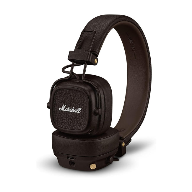 Audífono Marshall Major V Marron On Ear 100h carga inalámbrica