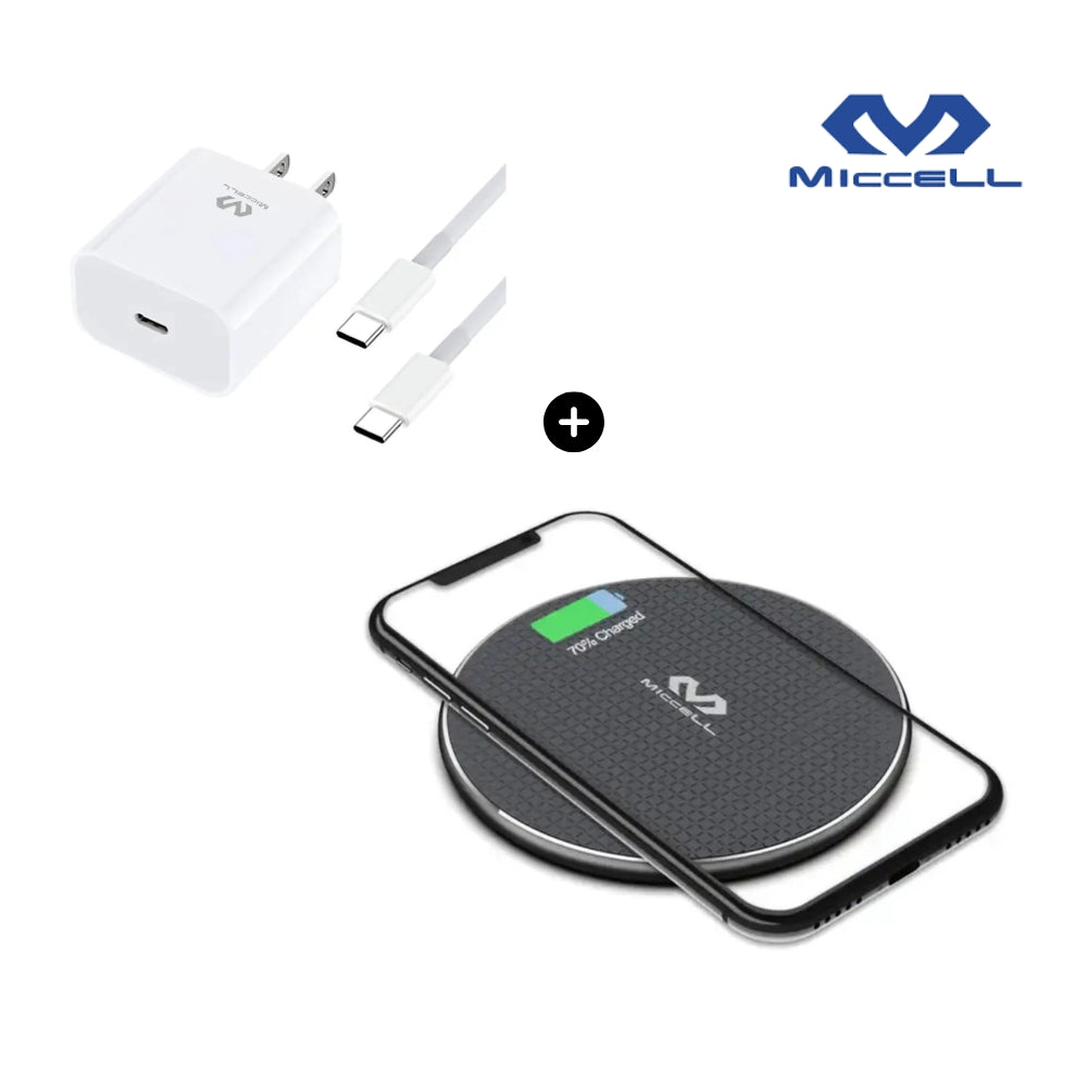 Cargador Inalámbrico 10W + Cargador Súper Rápido Tipo-C 25W - Beneficios