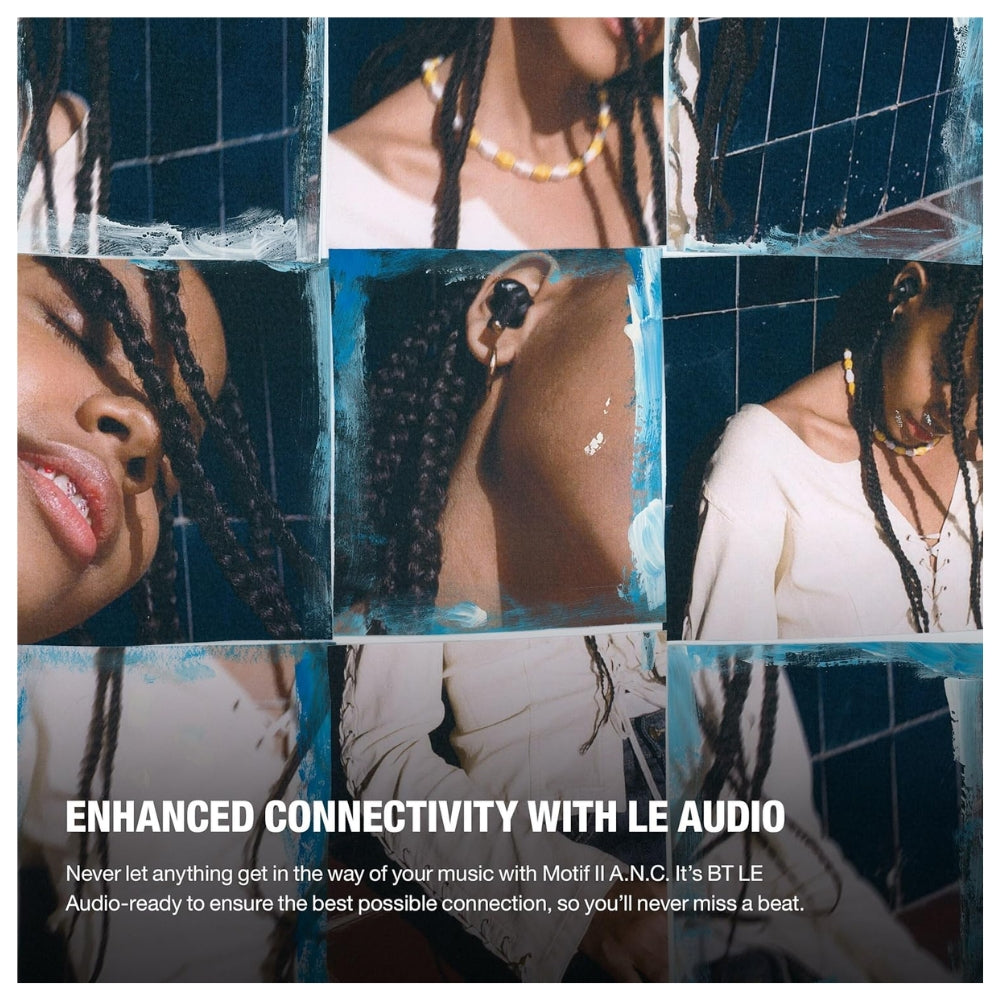 Audífono Marshall Motif II ANC Negro True Wireless 30h carga inalambrica