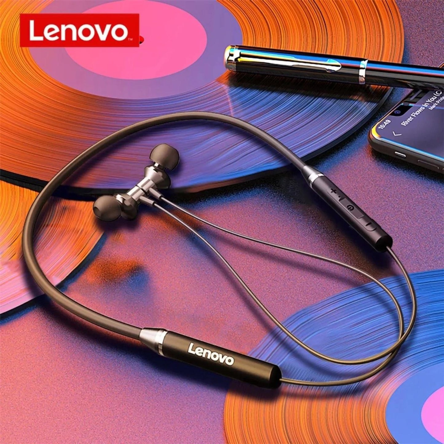 Audifonos Bluetooth Lenovo HE05 + Mochila Portalaptop + Lentes de regalo
