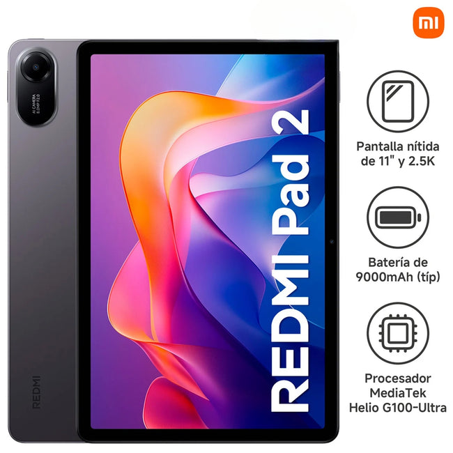 Tablet Redmi Pad 2 128GB Grafito 4GB RAM Wifi