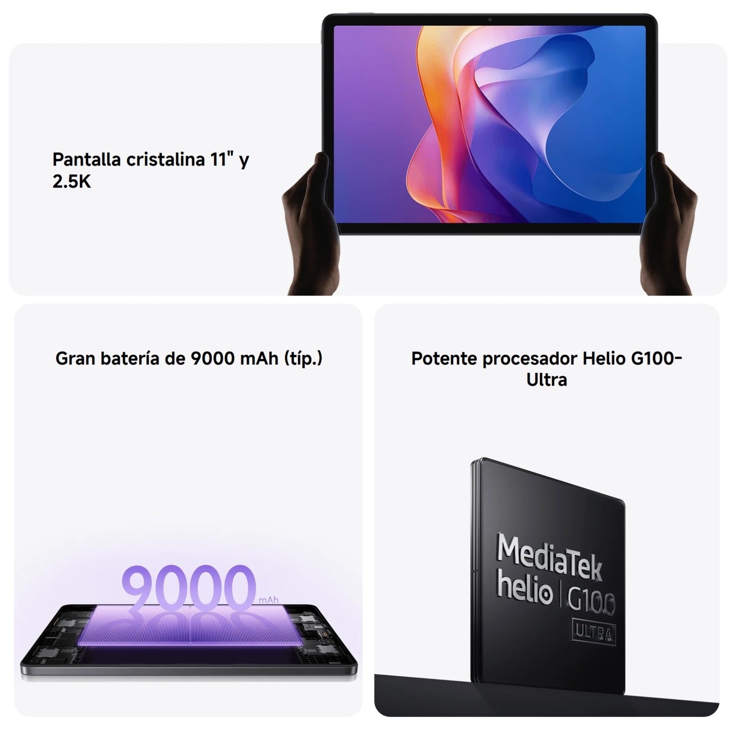 Tablet Redmi Pad 2 128GB Grafito 4GB RAM Wifi