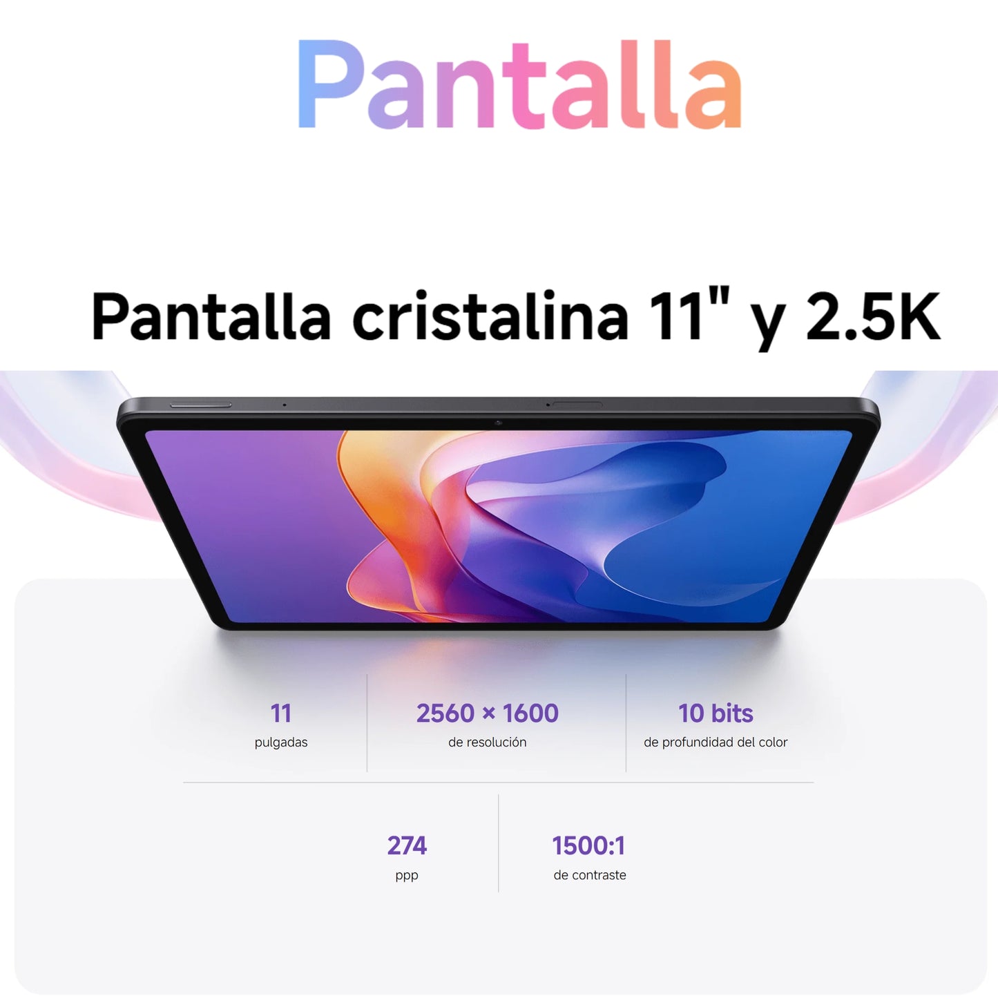 Tablet Redmi Pad 2 128GB Grafito 4GB RAM Wifi