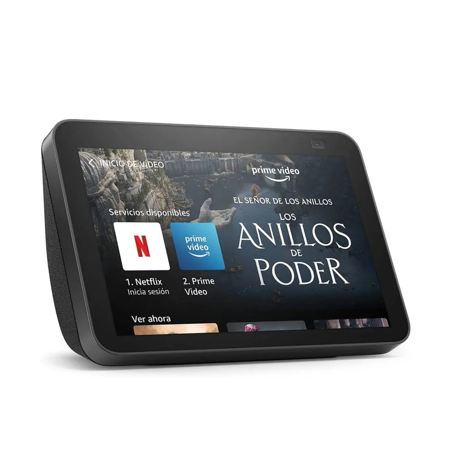 Parlante inteligente Amazon Alexa Echo Show 8 3ra Gen Negro