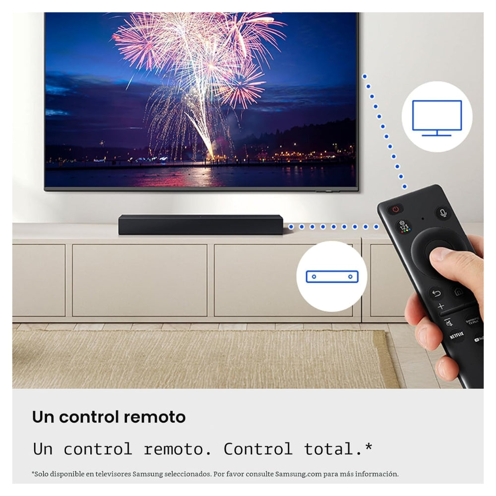 Barra de sonido Samsung Serie B 2.0 Ch. Soundbar B400F Negro