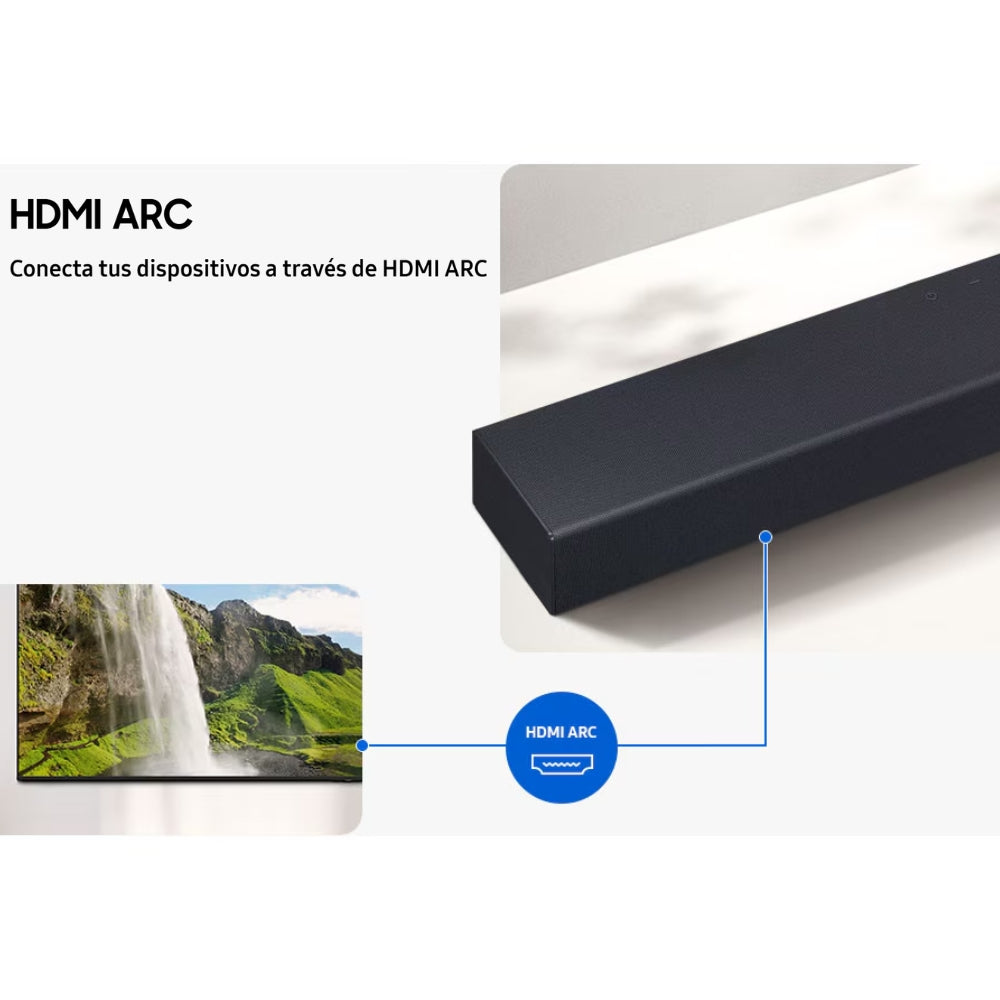 Barra de sonido Samsung Serie B 2.0 Ch. Soundbar B400F Negro