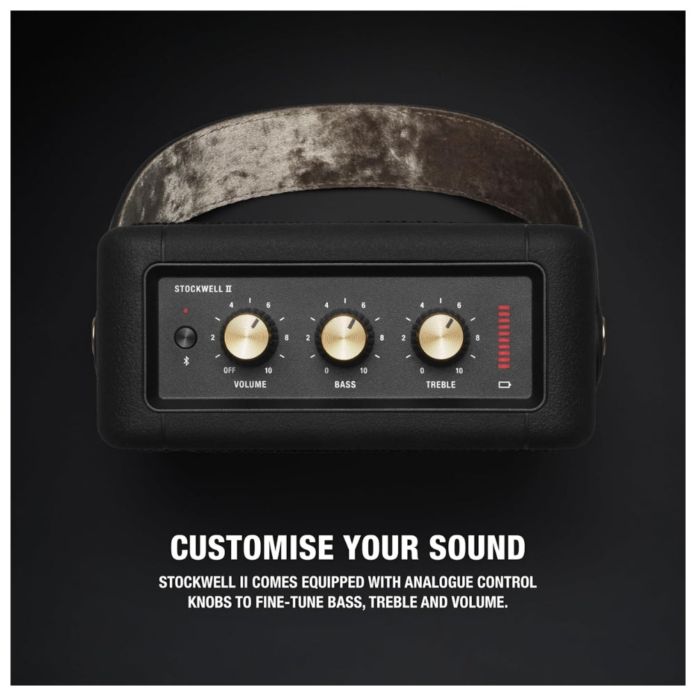 Parlante Marshall Stockwell II Negro 20H con micrófono incorporado