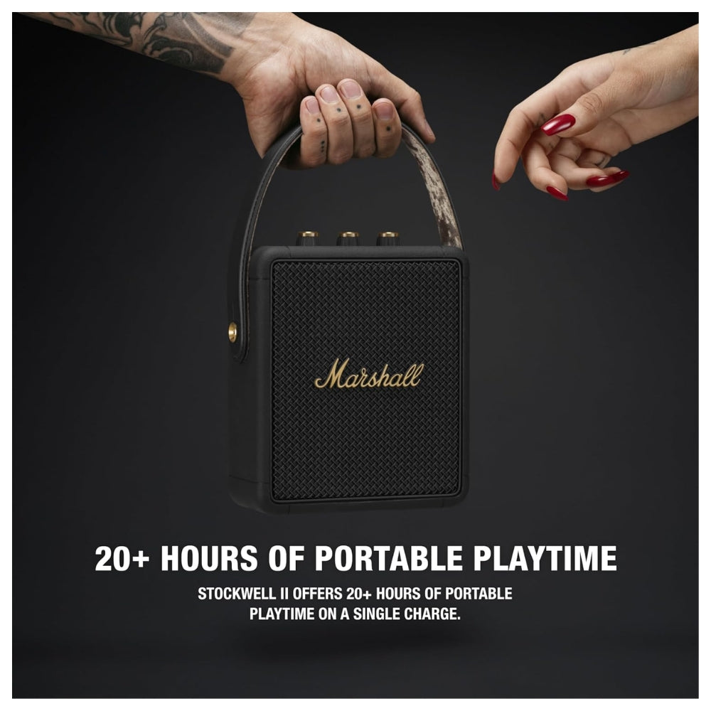 Parlante Marshall Stockwell II Negro 20H con micrófono incorporado