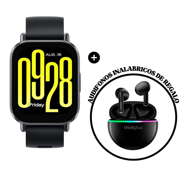 Smartwatch Xiaomi Watch 5 Active + Audífonos Lenovo XT97 de Regalo