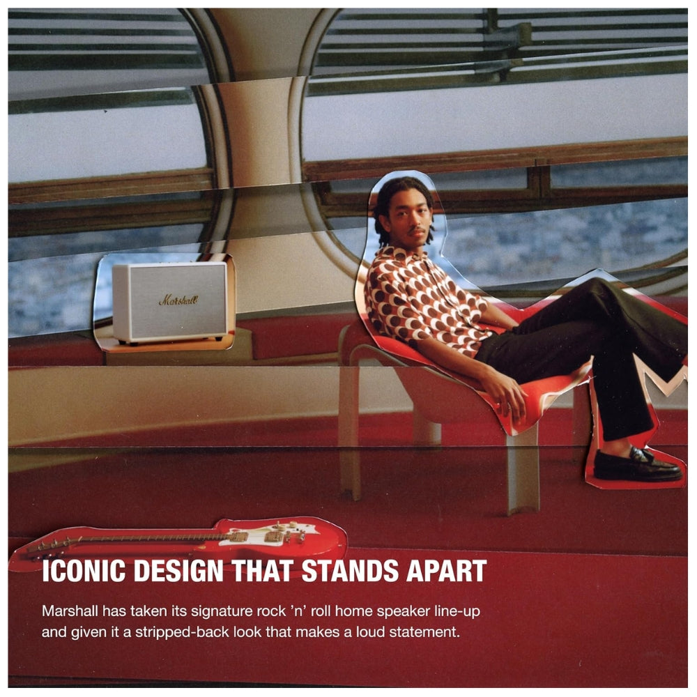 Parlante Bluetooth Marshall Woburn III 150Watts BT52 HDMI RCA Crema