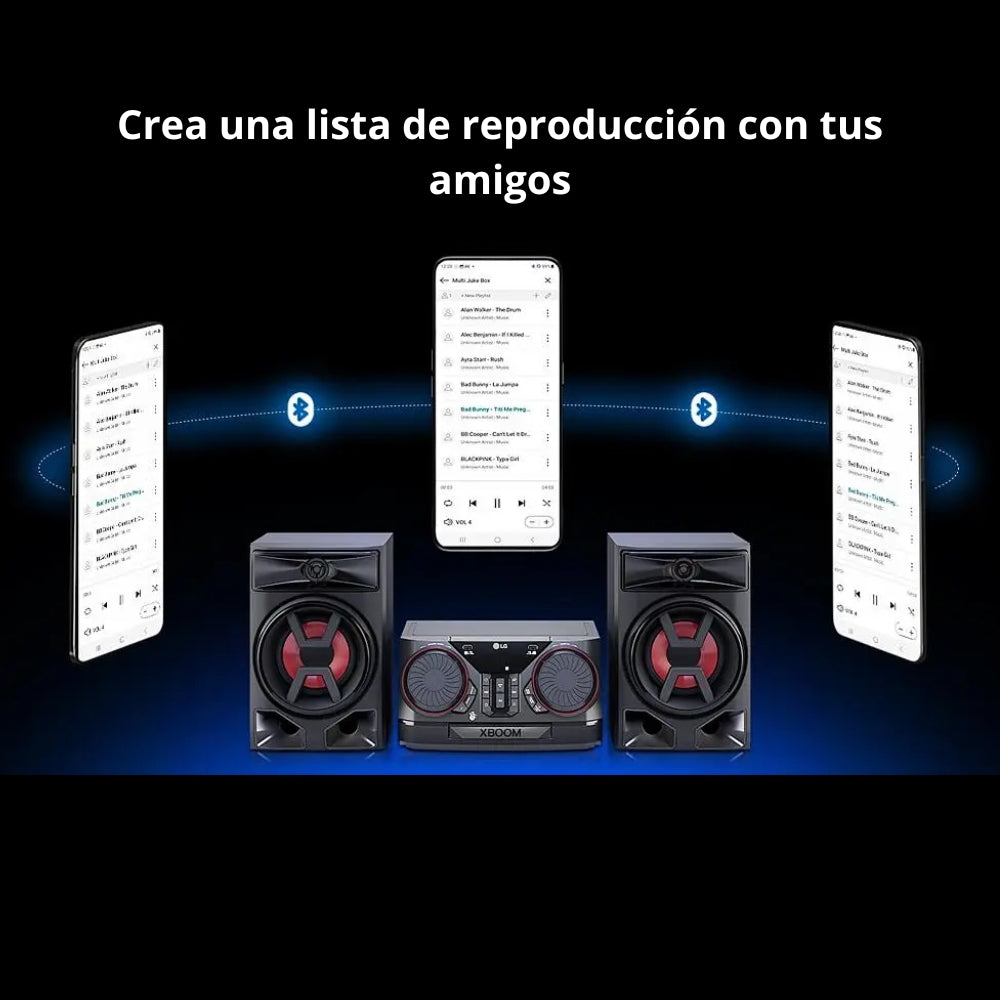 Minicomponente LG XBOOM CK43N 300W bluetooth radio FM